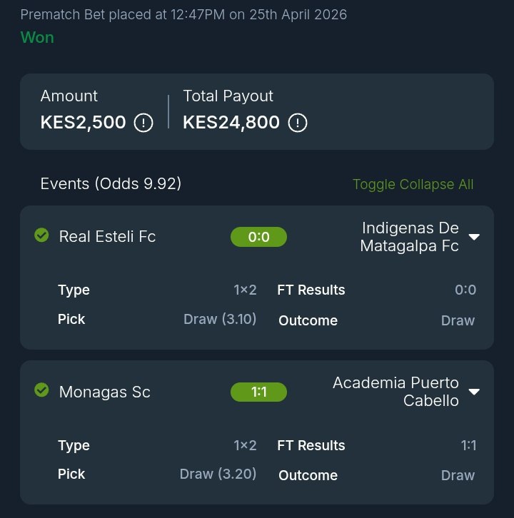 Winning Proof - Realtime Tips